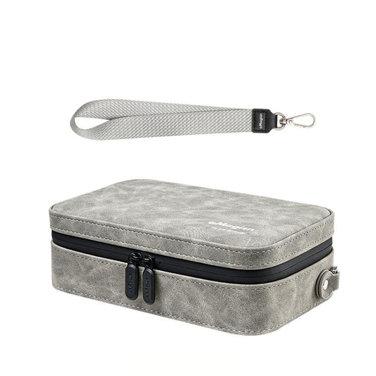 Funda de transporte para cámara de acción aMagisn de cuero nobuk, bolsa de almacenamiento pequeña para viajes con divisores ajustables - ORIWHIZaMagisnCase & Bags Accesorios DJI e Insta360