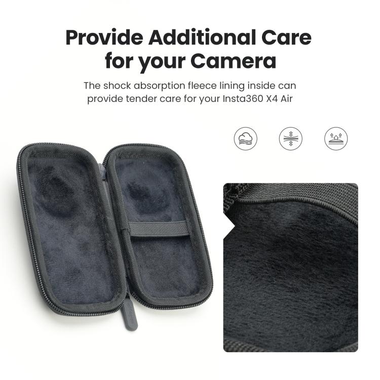 aMagisn Portable Camera Body Case for Insta360 X4 Air/X4/X5 Compact Protective Storage Bag, Storage Bag - ORIWHIZaMagisnDJI & Insta360 AccessoriesInsta360 X Series