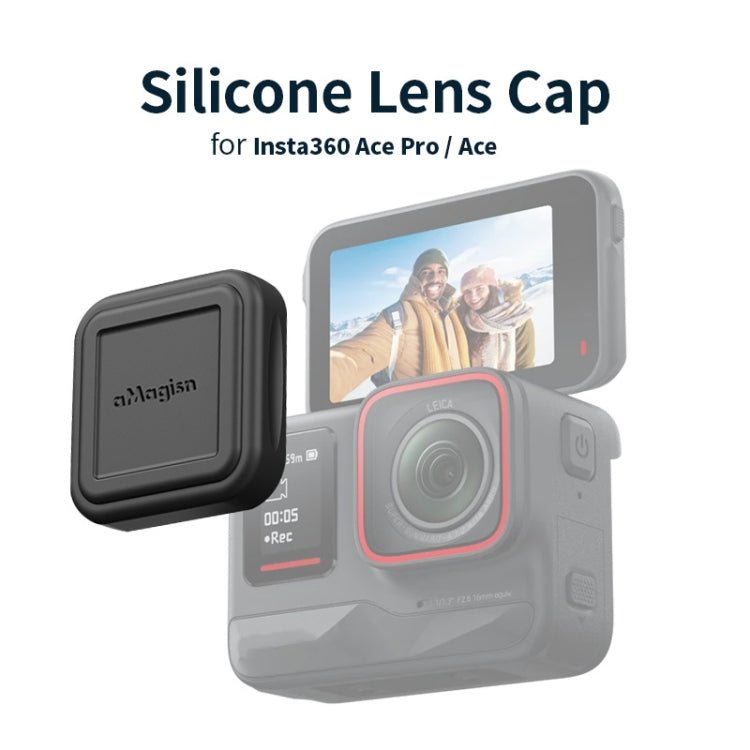 aMagisn Silicone Lens Cap Protective Cover Sports Camera Accessories, For Insta360 Ace Pro, For Insta360 Ace - ORIWHIZaMagisnDJI & Insta360 AccessoriesInsta360 Ace Series