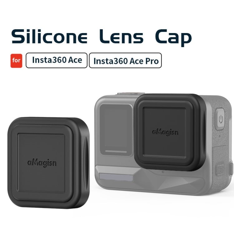 aMagisn Silicone Lens Cap Protective Cover Sports Camera Accessories, For Insta360 Ace Pro, For Insta360 Ace - ORIWHIZaMagisnDJI & Insta360 AccessoriesInsta360 Ace Series