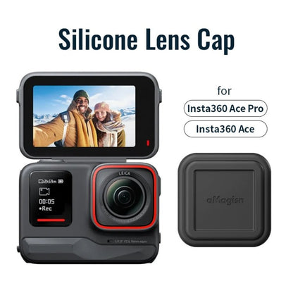 aMagisn Silicone Lens Cap Protective Cover Sports Camera Accessories, For Insta360 Ace Pro, For Insta360 Ace - ORIWHIZaMagisnDJI & Insta360 AccessoriesInsta360 Ace Series