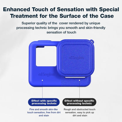 aMagisn Silicone Protection Case Sports Camera Protection Accessories, For Insta360 Ace Pro (Black), For Insta360 Ace Pro (Blue), For Insta360 Ace (Black), For Insta360 Ace (Blue) - ORIWHIZaMagisnDJI & Insta360 AccessoriesInsta360 Ace Series