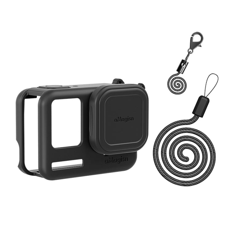 aMagisn Silicone Protection Case Sports Camera Protection Accessories, For Insta360 Ace Pro (Black), For Insta360 Ace Pro (Blue), For Insta360 Ace (Black), For Insta360 Ace (Blue) - ORIWHIZaMagisnDJI & Insta360 AccessoriesInsta360 Ace Series