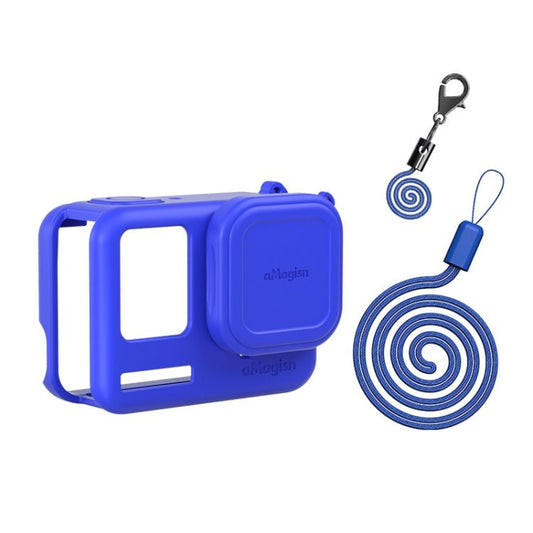 aMagisn Silicone Protection Case Sports Camera Protection Accessories, For Insta360 Ace Pro (Black), For Insta360 Ace Pro (Blue), For Insta360 Ace (Black), For Insta360 Ace (Blue) - ORIWHIZaMagisnDJI & Insta360 AccessoriesInsta360 Ace Series