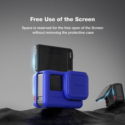 aMagisn Silicone Protection Case Sports Camera Protection Accessories, For Insta360 Ace Pro (Black), For Insta360 Ace Pro (Blue), For Insta360 Ace (Black), For Insta360 Ace (Blue) - ORIWHIZaMagisnDJI & Insta360 AccessoriesInsta360 Ace Series