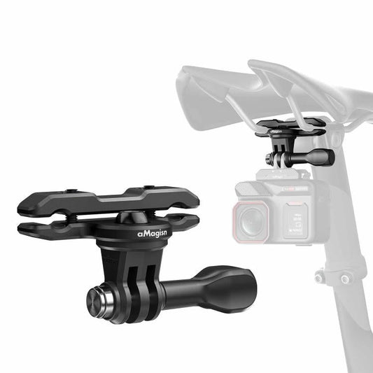 Soporte universal para riel de sillín de bicicleta aMagisn para cámaras de acción, abrazadera para sillín de bicicleta - ORIWHIZaMagisn, soporte para manillar de bicicleta, accesorios DJI e Insta360