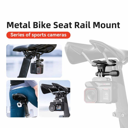Soporte universal para riel de sillín de bicicleta aMagisn para cámaras de acción, abrazadera para sillín de bicicleta - ORIWHIZaMagisn, soporte para manillar de bicicleta, accesorios DJI e Insta360