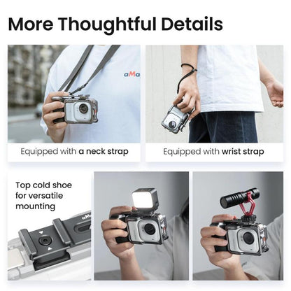 aMagisn Universal Camera Metal Xplorer Grip Kit For DJI Osmo Action/Insta360/GoPro HERO Series - ORIWHIZaMagisnDJI & Insta360 AccessoriesInsta360 GO Series