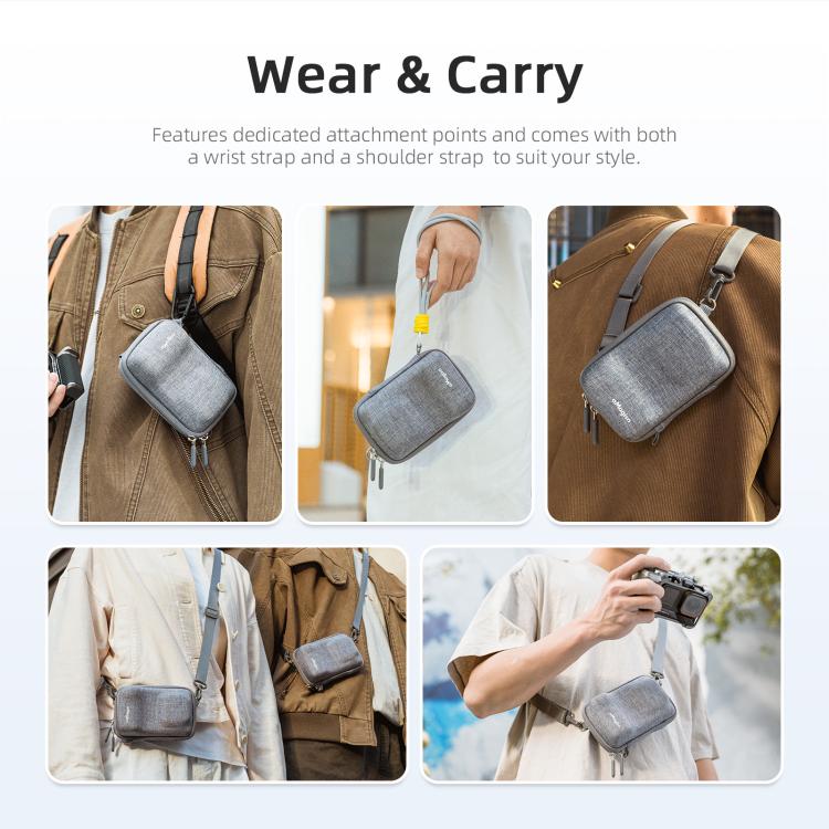 aMagisn Universal Case Bag For Action Camera Street Photography Grip Kit With Shoulder Strap - ORIWHIZaMagisnCase & BagsDJI & Insta360 Accessories