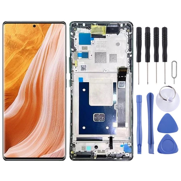 AMOLED LCD Screen For ZTE Axon40 Pro A2023 Digitizer Full Assembly with Frame, For ZTE Axon 40 Pro A2023 - ORIWHIZ