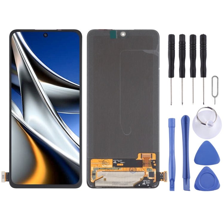 AMOLED Material Original LCD Screen and Digitizer Full Assembly for Xiaomi Poco X4 Pro 5G, For Xiaomi Poco X4 Pro 5G(AMOLED) - ORIWHIZ
