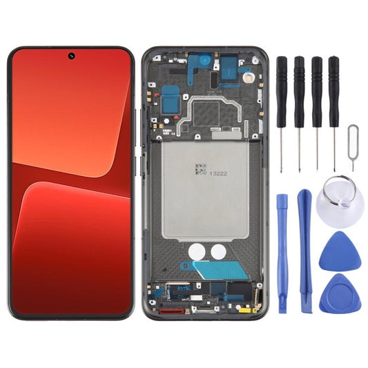 AMOLED Original LCD Screen For Xiaomi 13 Digitizer Full Assembly with Frame, For Xiaomi 13 (Original) - ORIWHIZ