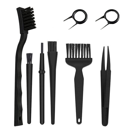 Anti - Static Computer Cleaning Brush Tweezer Set Sweep Keyboard, 8pcs/set - ORIWHIZ