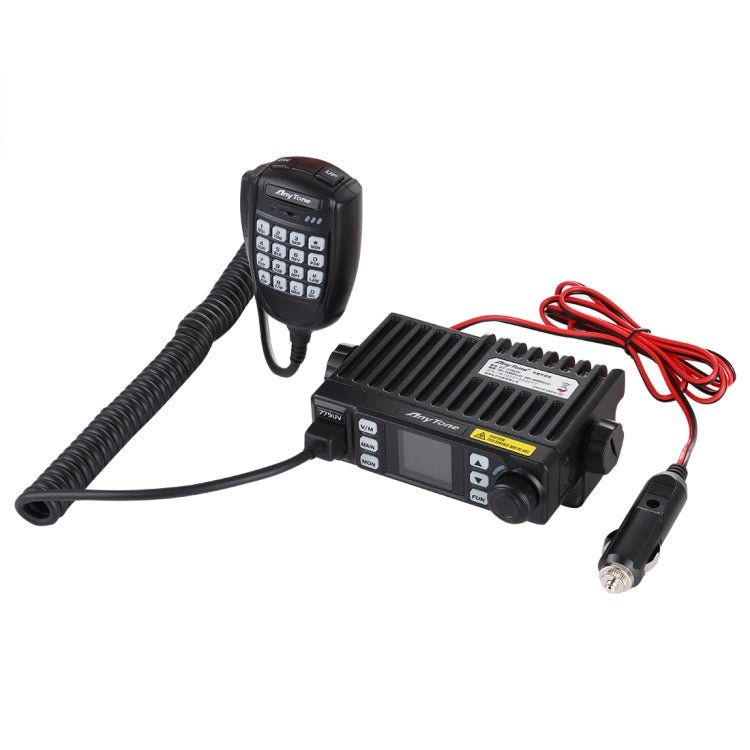 AnyTone AT - 779UV Mobile Radio VHF / UHF Dual Band 200CH 25W FM Mobile Car Radio Walkie Talkie - ORIWHIZCar Walkie TalkieConsumer ElectronicsWalkie Talkie