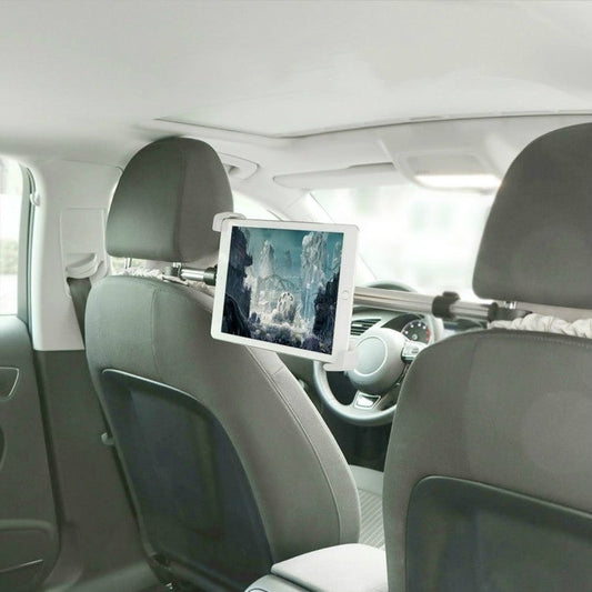 Auto Car Back Seat Headrest Universal Tablet Mounting Holder, 7 - 10.5 inch Tablet, 9.5 - 14.5 inch Tablet - ORIWHIZ