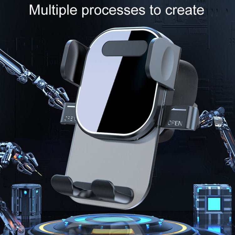 Automotive Navigation Bracket Car Air Vent Phone Fixed Support Clip, Mirror Model, Texture Model - ORIWHIZ