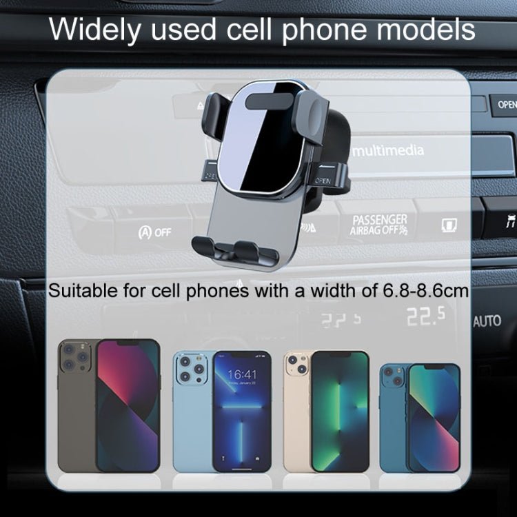 Automotive Navigation Bracket Car Air Vent Phone Fixed Support Clip, Mirror Model, Texture Model - ORIWHIZ