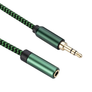 AUX 3.5mm Male to 3.5mm Female Cable Audio Cable, 0.5m, 1m, 2m, 3m - ORIWHIZ