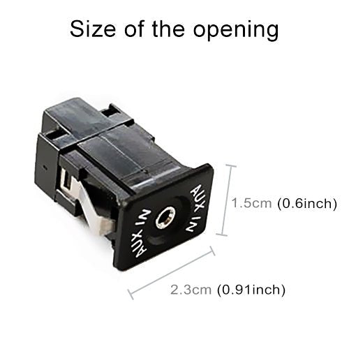 AUX Adapter Switch Plug + Wiring Hardness for Volkswagen Audi MFD2 RNS2 / Ford, Cable Length: 1.5m, For Volkswagen / Audi / Ford - ORIWHIZCar Replacement PartsDIY CablesIn Car