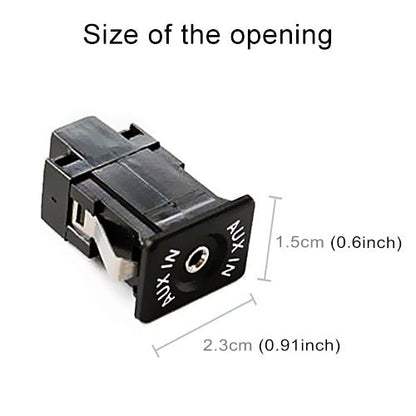 AUX Adapter Switch Plug + Wiring Hardness for Volkswagen Audi MFD2 RNS2 / Ford, Cable Length: 1.5m, For Volkswagen / Audi / Ford - ORIWHIZCar Replacement PartsDIY CablesIn Car