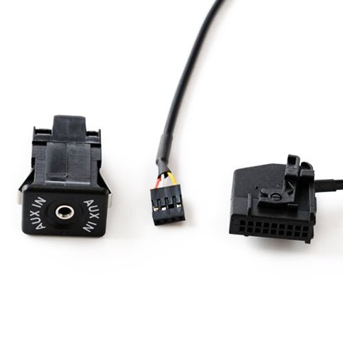 AUX Adapter Switch Plug + Wiring Hardness for Volkswagen Audi MFD2 RNS2 / Ford, Cable Length: 1.5m, For Volkswagen / Audi / Ford - ORIWHIZCar Replacement PartsDIY CablesIn Car