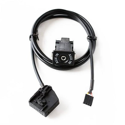 AUX Adapter Switch Plug + Wiring Hardness for Volkswagen Audi MFD2 RNS2 / Ford, Cable Length: 1.5m, For Volkswagen / Audi / Ford - ORIWHIZCar Replacement PartsDIY CablesIn Car