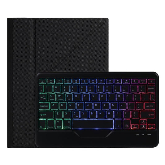 B011S Splittable Backlight Bluetooth Keyboard Leather Case with Triangle Holder & Pen Slot, For iPad 9.7 2018 & 2017 / Pro 9.7 / Air 2, For iPad 10.2 2020 & 2019 / Pro 10.5 inch / Air 3 10.5 inch