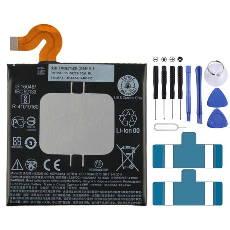 B2Q55100 Li - ion Polymer Battery for HTC U12+ / U12 Plus, For HTC U12+ - ORIWHIZ