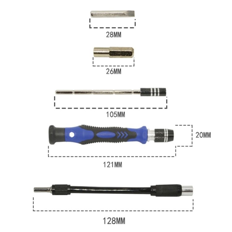 B54bit 54 in 1 Professional Multi - functional Screwdriver Set, B54bit 54 in 1 - ORIWHIZ