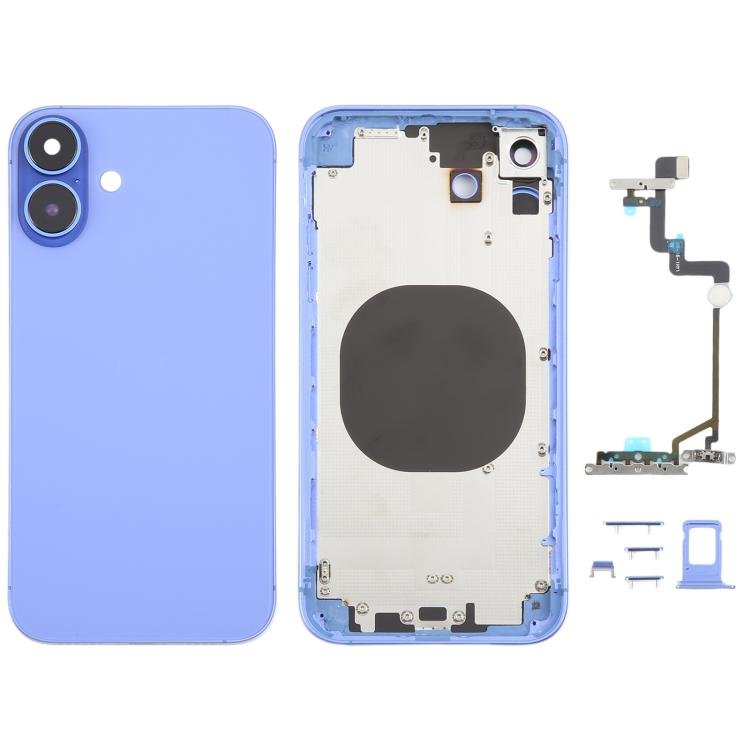 Back Cover with Appearance Imitation of iP16 for iPhone XR, Black, Pink, Green, Blue, White - ORIWHIZ
