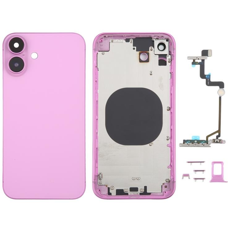 Back Cover with Appearance Imitation of iP16 for iPhone XR, Black, Pink, Green, Blue, White - ORIWHIZ