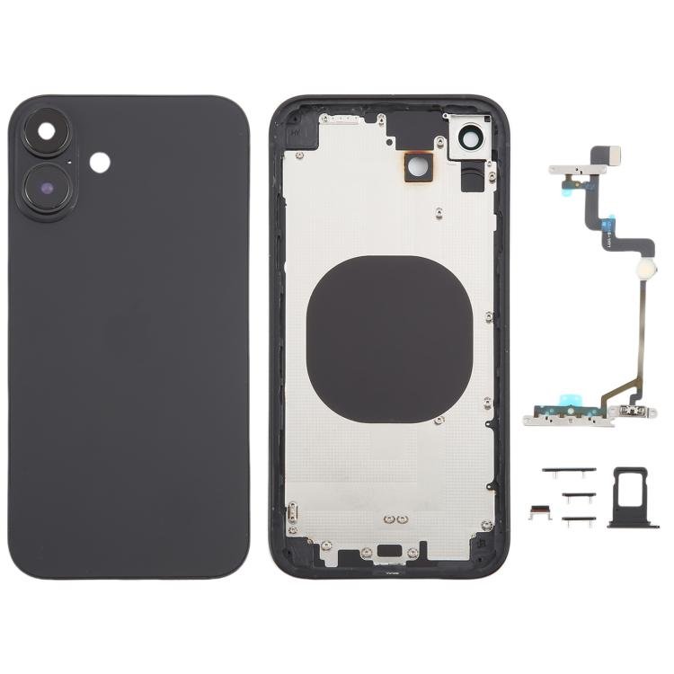 Back Cover with Appearance Imitation of iP16 for iPhone XR, Black, Pink, Green, Blue, White - ORIWHIZ