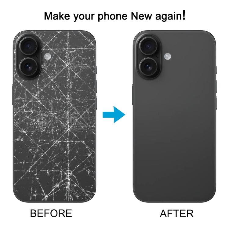 Back Cover with Appearance Imitation of iP16 for iPhone XR, Black, Pink, Green, Blue, White - ORIWHIZ