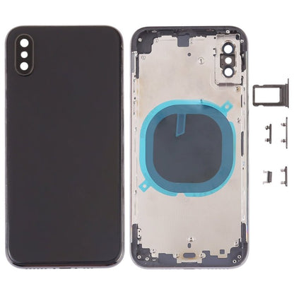 Back Cover with Camera Lens & SIM Card Tray & Side Keys for iPhone XS, For iPhone XS (Camera Lens+Side Keys), For iPhone XS with Side keys, For iPhone XS with Card Tray - ORIWHIZ