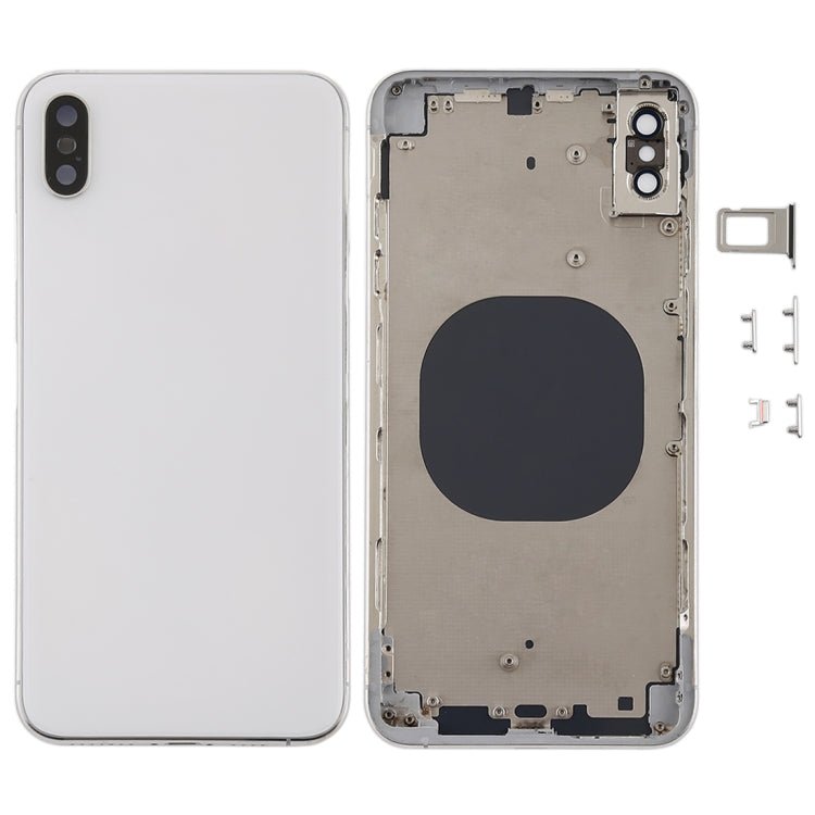 Back Cover with Camera Lens & SIM Card Tray & Side Keys for iPhone XS Max, For iPhone XS Max, For iPhone XS Max (Camera Lens+Side Keys), For iPhone XS Max with Side keys, For iPhone XS Max with Camera Lens - ORIWHIZ