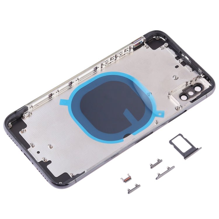 Back Cover with Camera Lens & SIM Card Tray & Side Keys for iPhone XS Max, For iPhone XS Max, For iPhone XS Max (Camera Lens+Side Keys), For iPhone XS Max with Side keys, For iPhone XS Max with Camera Lens - ORIWHIZ
