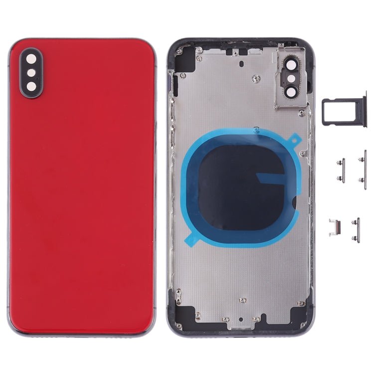 Back Cover with Camera Lens & SIM Card Tray & Side Keys for iPhone XS Max, For iPhone XS Max, For iPhone XS Max (Camera Lens+Side Keys), For iPhone XS Max with Side keys, For iPhone XS Max with Camera Lens - ORIWHIZ