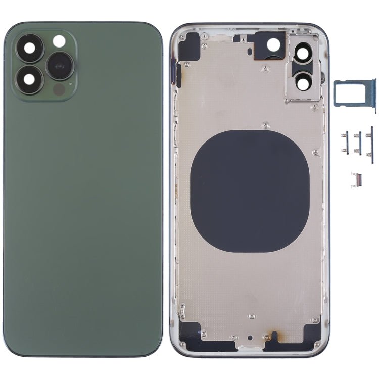Back Housing Cover with Appearance Imitation of iP13 Pro for iPhone X, for iPhone X(Green) - ORIWHIZ