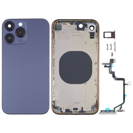 Back Housing Cover with Appearance Imitation of iP14 Pro for iPhone XR, For iPXR to iP14 Pro - ORIWHIZ