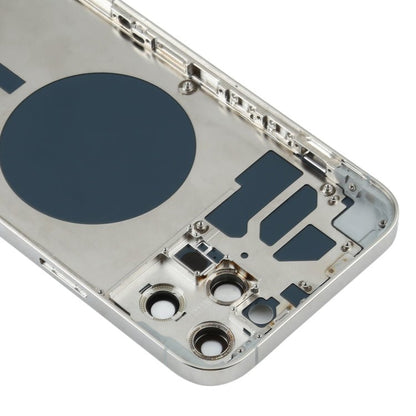 Back Housing Cover with SIM Card Tray & Side keys & Camera Lens for iPhone 12 Pro Max, For iPhone 12 Pro Max(with Card Tray & Side Keys), For iPhone 12 Pro Max(with SIM Card Tray & Side Keys) - ORIWHIZ