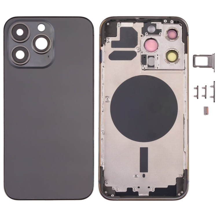 Back Housing Cover with SIM Card Tray & Side Keys & Camera Lens for iPhone 13 Pro, For iPhone 13 Pro(with SIM Card Tray), For iPhone 13 Pro (with SIM Card Tray), For iPhone 13 Pro - ORIWHIZ