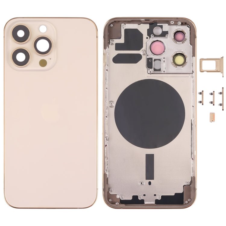 Back Housing Cover with SIM Card Tray & Side Keys & Camera Lens for iPhone 13 Pro, For iPhone 13 Pro(with SIM Card Tray), For iPhone 13 Pro (with SIM Card Tray), For iPhone 13 Pro - ORIWHIZ