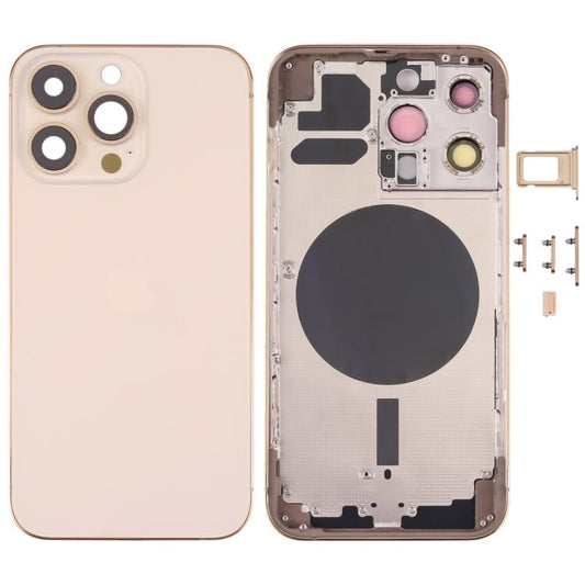 Back Housing Cover with SIM Card Tray & Side Keys & Camera Lens for iPhone 13 Pro, For iPhone 13 Pro(with SIM Card Tray), For iPhone 13 Pro (with SIM Card Tray), For iPhone 13 Pro - ORIWHIZ