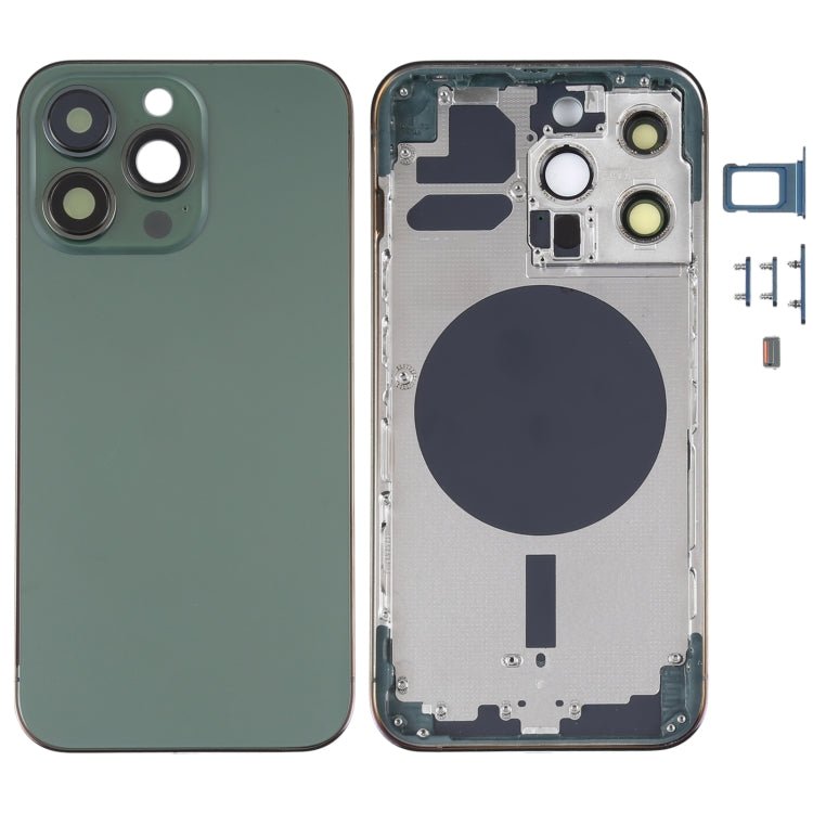 Back Housing Cover with SIM Card Tray & Side Keys & Camera Lens for iPhone 13 Pro, For iPhone 13 Pro(with SIM Card Tray), For iPhone 13 Pro (with SIM Card Tray), For iPhone 13 Pro - ORIWHIZ
