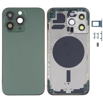 Back Housing Cover with SIM Card Tray & Side Keys & Camera Lens for iPhone 13 Pro, For iPhone 13 Pro(with SIM Card Tray), For iPhone 13 Pro (with SIM Card Tray), For iPhone 13 Pro - ORIWHIZ