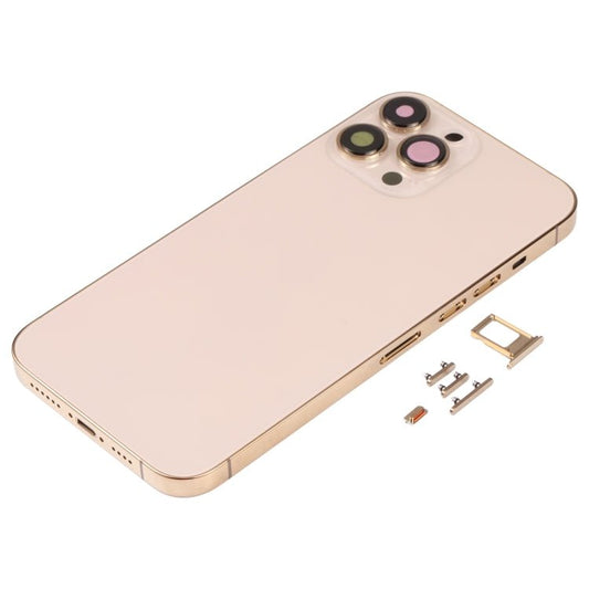 Back Housing Cover with SIM Card Tray & Side Keys & Camera Lens for iPhone 13 Pro Max, For iPhone 13 Pro Max(with SIM Card Tray), For iPhone 13 Pro Max (with SIM Card Tray), For iPhone 13 Pro Max - ORIWHIZ