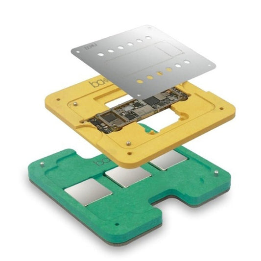 BaKu 3D BGA CPU Tin Planting Mesh Motherboard Repair Tin Planting Table For IPhone A11, BaKu For IPhone A11 - ORIWHIZ