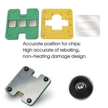 BaKu 3D BGA CPU Tin Planting Mesh Motherboard Repair Tin Planting Table For IPhone A11, BaKu For IPhone A11 - ORIWHIZ