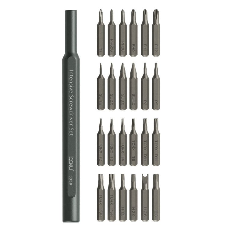 Baku BA - 3338 24 In 1 Multifunctional Screwdriver Set Mobile Computer Repair Tool, Baku BA - 3338 - ORIWHIZ
