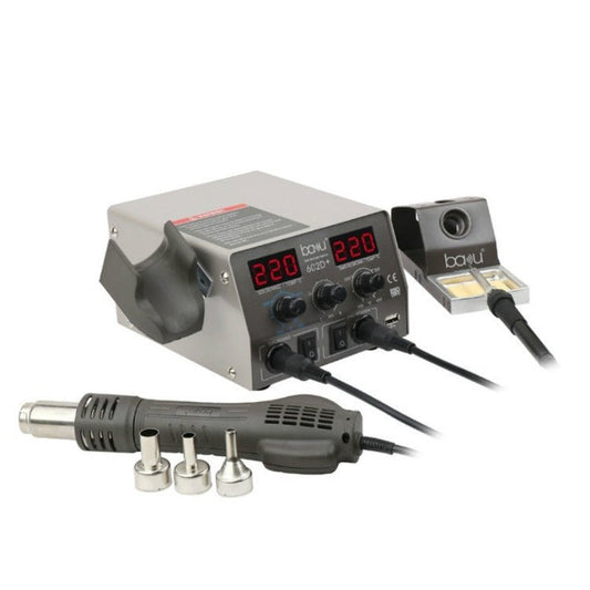 BAKU BA - 602D+ Welding Station Set Dual Digital Display Mobile Phone Repair Tin Welding Tool, EU Plug, US Plug - ORIWHIZ